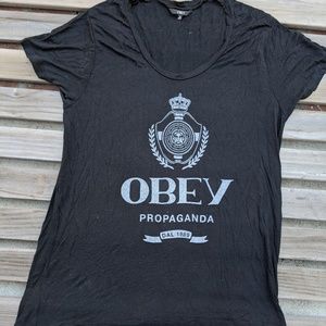 Obey Propaganda black T-shirt M